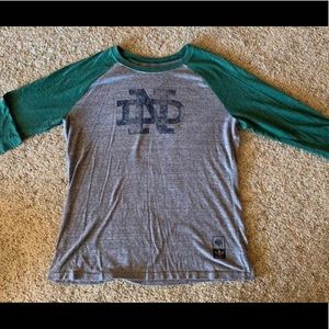 3/4 sleeve Notre Dame Shirt